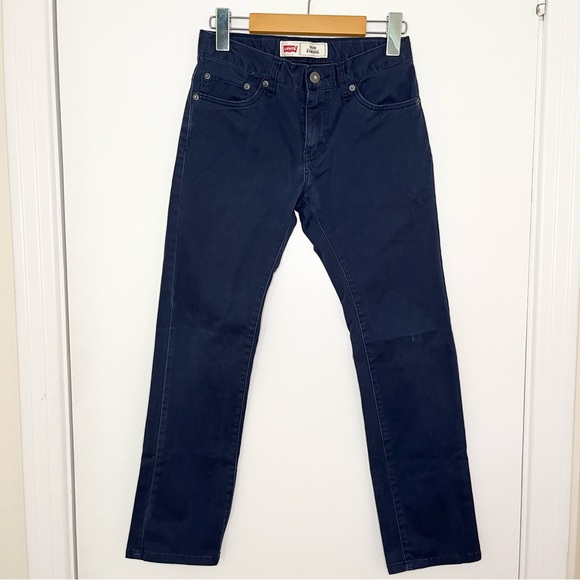 Levi's Navy Slim Fit Pants - Picture 5 of 10